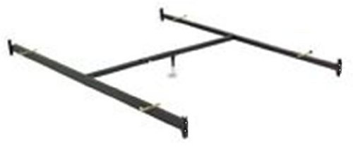 21YZhXv9U9L Deluxe Bolt on Queen rails with angle steel center support & adjustable glided leg. by Leggett & Platt