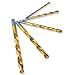 5 Pc Neiko Titanium Coated Left Hand Drill Bit Set