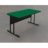 24 x 48 Computer Table Workstation-29H-Green (Green) (29H x 48W x 24D)