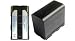 7.2v 6600 mAh Black Camcorder Battery for Canon UCX50