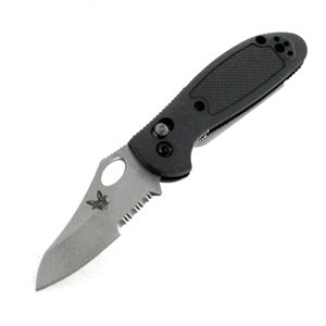 Mini-Griptilian, Gray Zytel, Sheepsfoot, Satin, ComboEdge