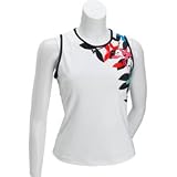 Bolle Tennis Color Therapy Floral Tank (COLOR: Wht/Multi, SIZE:Medium)