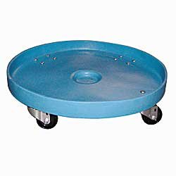 Dixie Poly D-24-55 Plastic Drum Dolly for 55 gallon Drum, 600 lbs Capacity, 24.5