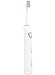 Ivation Rechargeable Electric Toothbrush w/Sonic Wave Technology & UV Sanitizer - Includes Induction Charging Base & 3 Brush Heads