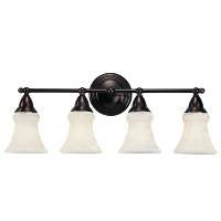 Sea Gull Lighting 40026-777 Sagemore Four-Light Vanity, Copper Revival Finish with Satin... by Sea Gull Lighting