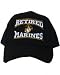 Outer Rebel Fashion Baseball Caps- US Military, Black with Retired Marines Embroidery