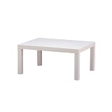 ドウシシャ I & D （Idea & Design） LTローテーブルシリーズ ローテーブル 80×45cm ホワイト 幅 80×奥行 45×高さ 37cm LT8045-WH