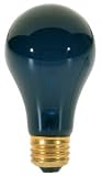 60 watt 120 volt A19 Medium Screw (E26) Base Black Light Incandescent Sylvania Light Bulb