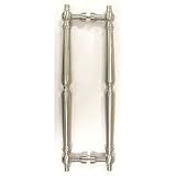 12 CTC Back To Back Passage Door Pull - Brushed Satin Nickel