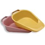 Fracture Bed Pan Disposable, Gold Color, Unboxed - 1 ea