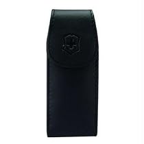 Victorinox - Large Pocketknife Clip Pouch, Leather, Black