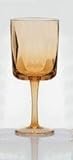 Prism 12 oz. Acrylic Plastic Wine Glasses - Amber