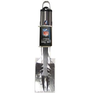 Denver Broncos Grilling Bbq 3 Piece Utensil Set