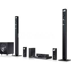 LG BH9420PW 1080W 3D Blu-ray Home Theater System with Smart TV, Wireless Rear Speakers and Tall Front Speakers