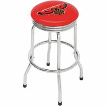 Atlanta Hawks Single Foot Ring Barstool with Swivel