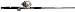 Zebco 808 Saltwater Fishing Reel with 1BB/7-Feet 2-Piece MH Saltfisher Fishing Rod