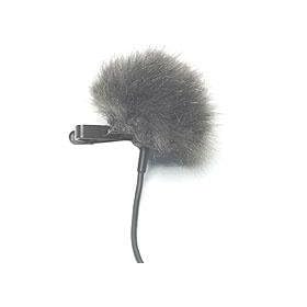 K-Tek Fuzzy Shower Cap Style Lav Windscreens - Gray