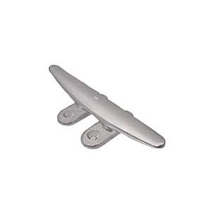 Four Hole Deck Cleat Cleat 4 Hole Deck 10 Silver by