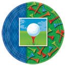 TEE TIME GOLF 9'' PLATES
