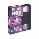 MAXELL T-120 HGX-PLUS Professional High Grade Videocassette for Time-Lapse Use (MAXELL T120HGXPLUS)