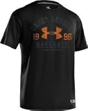 Men’s UA Distressed Shortsleeve Baseball T-Shirt Tops by Under Armour