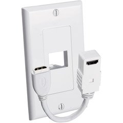 Phoenix Gold RIght Angle Terminal HDMI Wall Plate (Female)