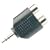 WE11130 Adaptor 3.5mm stereo plug to 2 x RCA sockets