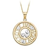 14kt. Yellow Gold, Live Laugh Love Fashion Pendant
