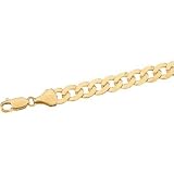 14K Yellow Gold Curb Chain - 7 inches