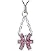 Cellet Phone Strap - Pisces Zodiac Sign With Pink Stones - STZO2