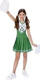 Go Green Child Cheerleader Costume