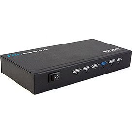 Calrad 40-1061-HS-4 1x4 HDMI 1080p 3D Splitter / Distribution Amplifier Calrad 40-1061-HS-4 1x4 HDMI 1080p 3D Splitter / Distribution Amplifier