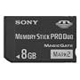 Sony MSMT8G//K 8GB Memory Stick PRO Duo (Mark2) Media