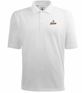 Houston Astros Classic Pique Polo Shirt (White) - XXX-Large