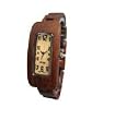 Tense Ladies Oblong 2 Tone Solid Sandalwood Wood Watch L8221SD