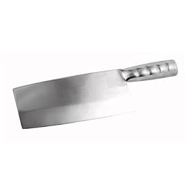 Chinese Cleaver, 8-1 4'' x 3-15 16'' blade, steel handle by Winco