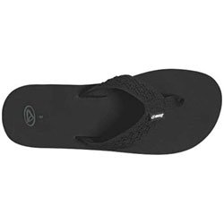 Reef Men's Smoothy Sandal,Black,10 M US