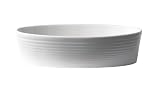 Gordon Ramsay by Royal Doulton White Porcelain 1-Quart Oval Pie Dish