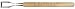 Paderno World Cuisine 19 5/8 Ice Carving Chisel with Beech Wood Handle