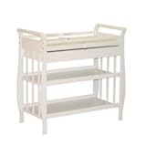 Baby Changing Table with Drawer in White Finish