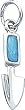 Sterling Silver Blue Enameled Shovel Charm