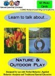Learn to Talk About Nature & Outdoor Play PLUS Data Sheets
