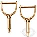Standard Horn, Straight Shank Bronze Oarlock THE-37648 Manganese Bronze
