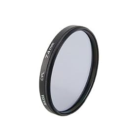 74mm Filter CPL (Transparent) + Worldwide free shiping