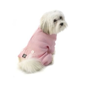 Cozy Thermal Dog Pajamas Medium Cream