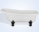 66-Inch Acrylic Slipper Claw Foot Tub Imperial by Restoria