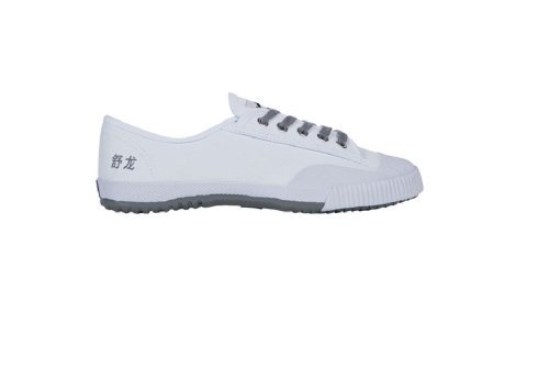 Shu Street Low Unisex Canvas Sneaker White/ Gray By Shulong, 38 EU (US Women 7.5-8)