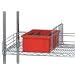 Quantum Storage Systems BL54 Back Ledge for 54" Deep Wire Shelving Units, Chrome Finish, 1" Width x 54" Length x 4" Height
