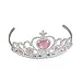 12 Princess Tiaras with Heart Stone