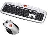  : Superman Silver Keyboard and Mouse Combo